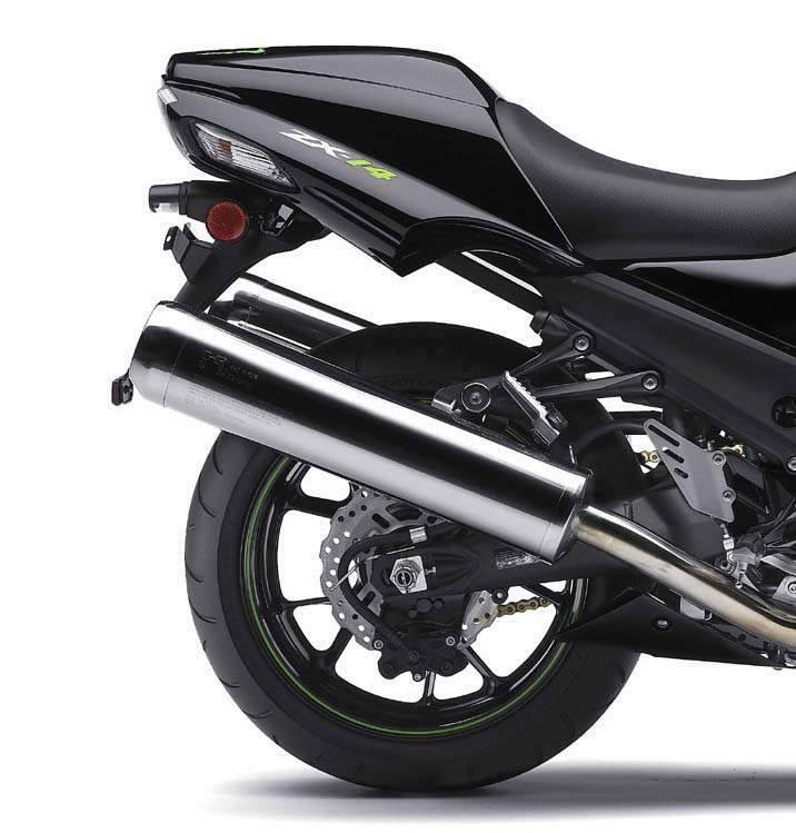 KAWASAKI ZZR1400 08 ZXT40B フロントフォーク 傷有 目視の限り曲がり